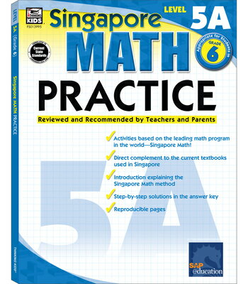 Math Practice, Grade 6: Reviewed and Recommended by Teachers and Parents Volume 15 MATH PRACT GRD 6 （Singapore Math） 