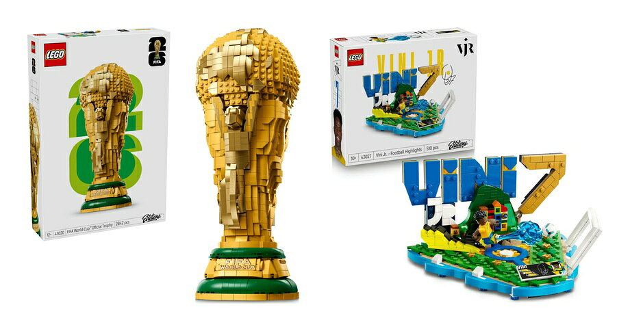 【セット商品】レゴ(LEGO) エディション ヴィニシウス・ジュニオール：ゴールの瞬間 43027 + FIFAワールドカップ(TM) 公式トロフィー 43020 おもちゃ 玩具 プレゼント