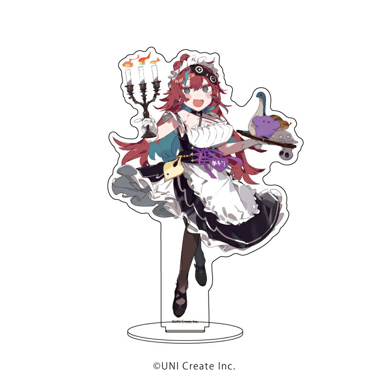 キャラアクリルフィギュア「ライヴラリ」04/無月めもり メイドver.(描き下ろしイラスト)【グッズ】