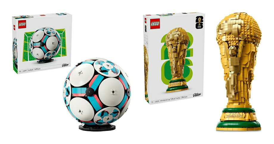 【セット商品】レゴ(LEGO) エディション サッカーボール 43019 + FIFAワールドカップ(TM) 公式トロフィー 43020 おもちゃ 玩具 プレゼント