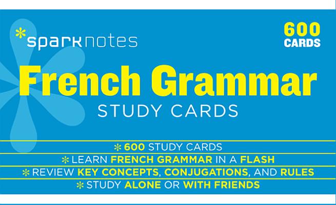 French Grammar Sparknotes Study Cards: Volume 8 FRENCH GRAMMAR SPARKNOTES STUD Sparknotes Study Cards [ Sparknotes ]