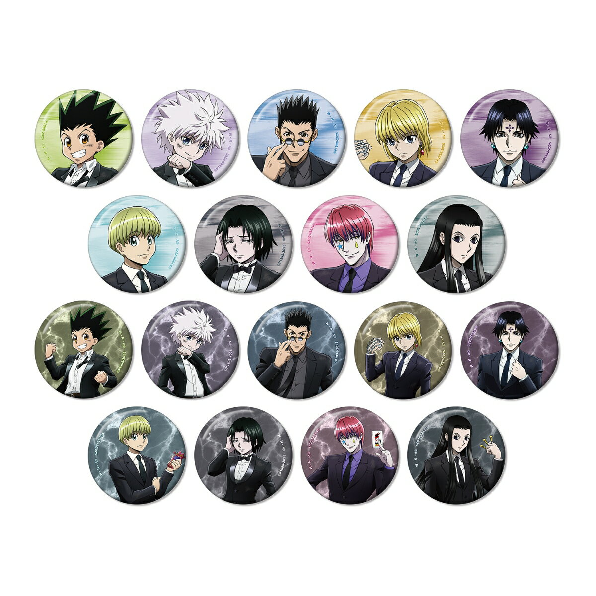 HUNTER×HUNTER描き下ろし スーツ(戦闘後)ver. トレーディング缶バッジ(BOX＝18入)