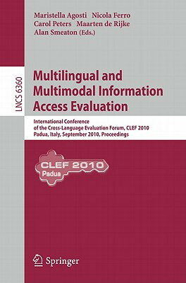 This book constitutes the refereed proceedings of the 11th symposium of the Cross-Language Evaluation Forum, CLEF 2010, held in Padua, Italy, in September 2010 as the First International Conference on Multilingual and Multimodal Information Access Evaluation - in continuation of the popular CLEF campaigns and workshops that have run for the last decade.The 12 revised full papers presented together with 2 keynote talks and 2 panel presentations were carefully reviewed and selected from numerous submissions. The papers include advanced research into the evaluation of complex multimodal and multilingual information systems in order to support individuals, organizations, and communities who design, develop, employ, and improve such systems. The papers are organized in topical sections on resources, tools, and methods; experimental collections and datasets, and evaluation methodologies.