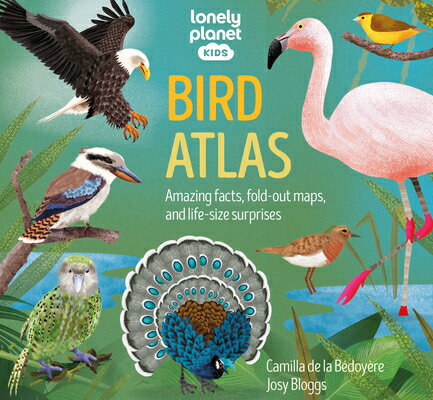 Lonely Planet Kids Bird Atlas: Amazing Facts & Fold Out Maps Meet Eagles, Falcons, Ostriches, Pengui