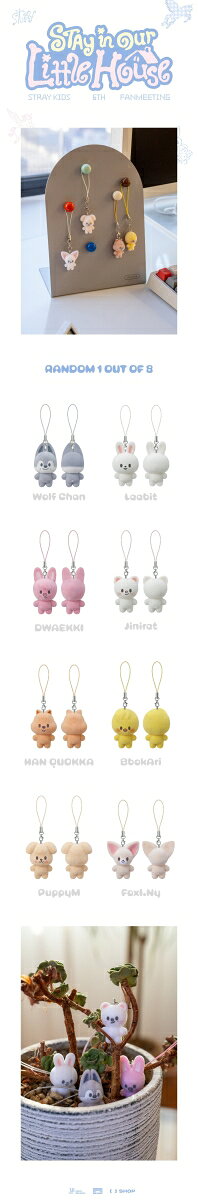[6TH FANMEETING [STAY in Our Little House] MD] SKZOO SECRET MINI CHARM (RANDOM 1OUT OF 8) [ Stray Kids ]