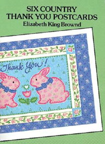 SIX COUNTRY THANK YOU POSTCARDS [ ELIZABETH KING BROWND ]