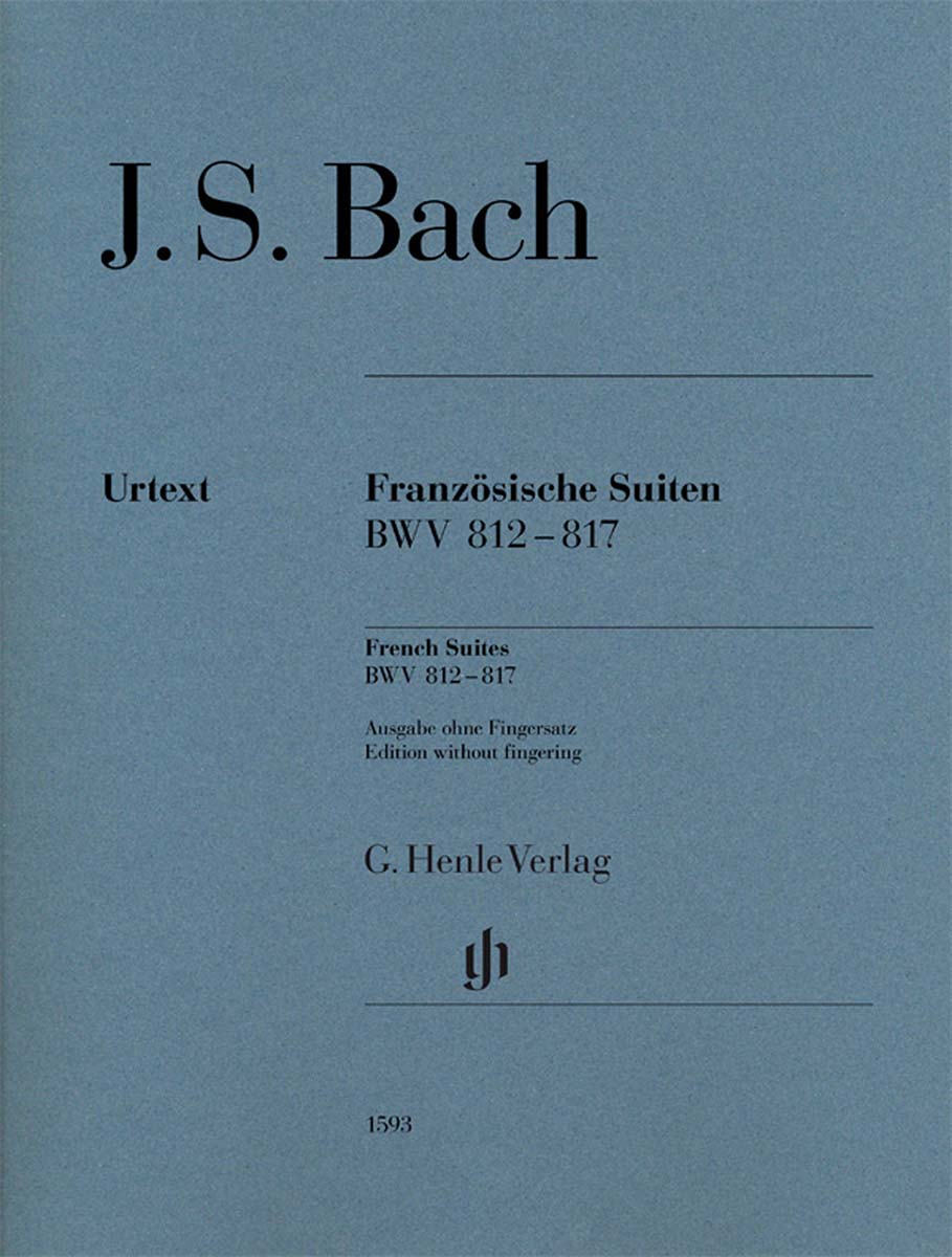 【輸入楽譜】バッハ, Johann Sebastian: フランス組曲 BWV 812-817/原典版/Scheideler編/運指なし