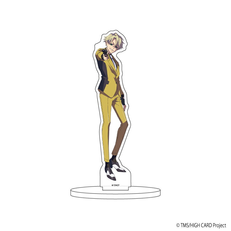 キャラアクリルフィギュア「HIGH CARD」01/フィン・オールドマン(公式イラスト)【グッズ】