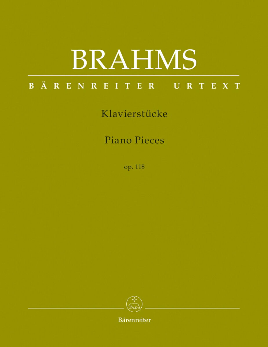 【輸入楽譜】ブラームス, Johannes: 6つの小品 Op.1181/原典版/Kohn編