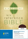 Giant Print Reference Bible-NIV B-NI-ZON BUR NX RL 