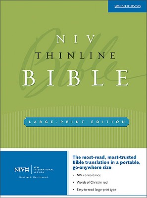 Thinline Bible-NIV-Large Print B-NI-ZON RL LP [ Zondervan Publishing ]