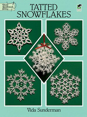 Hang them on Christmas tree branches or evergreen boughs during the holiday season. Use them to dress up holiday packages or a holiday table centerpiece. Or frame these exquisite works of art for gifts throughout the year. TATTED SNOWFLAKES shows how to tat 40 distinctive designs in many different sizes. 40 photos. 20 illustrations.