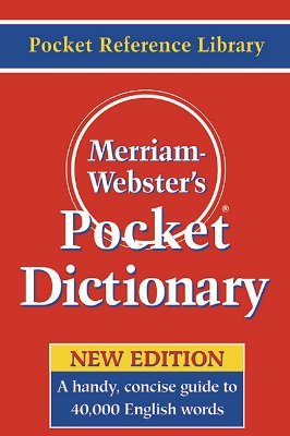 Merriam-Webster 039 s Pocket Dictionary MERM-WEB PCKT DICT Merriam-Webster