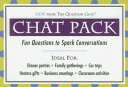 Chat Pack: Fun Questions to Spark Conversations CD-CHAT PACK-156PK Questmarc Publishing