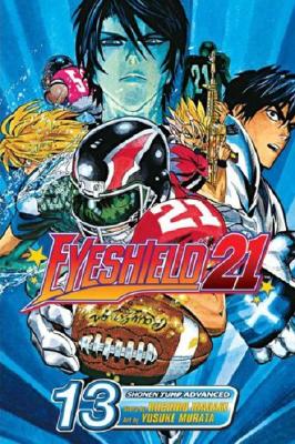 Could there be more than one Eyeshield 21? A player on a rival team claims he met the real Eyeshield 21 while he was an exchange student in America. Back then, this mysterious other Eyeshield was on the Notre Dame feeder school football team. But now he's in Japan, and he's going to play during the fall season. Older teens.