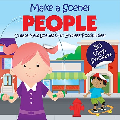 Make a Scene! People: Create New Scenes with Endless Possibilities [With 50 Vinyl Stickers] MAKE A SCENE PEOPLE-BOARD [ Rob McClurkan ]