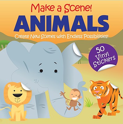 Make a Scene! Animals: Create New Scenes with Endless Possibilities! [With 50 Vinyl Stickers] MAKE A SCENE ANIMALS-BOARD [ Rob McClurkan ]