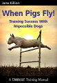 Do you have an impossible dog? Does your dog come when called, heel properly when you go for a walk, and sit quietly when you ask him to? If your answer is a resounding "No!" then you may think you have an impossible dog, a "Pigs Fly" dog, one you may think can never be trained. But think again! Most kinds of dogs that people have trouble training (typically Hounds, Terriers, some Northern Breeds) actually have many characteristics that make them quite trainable - they are smart, they are good problem solvers, and they have strong drives to get what they want. If this describes your dog, then it's time to start working with your dog's nature, not against it. The key to training success with these dogs is to figure out what they find rewarding and then use those rewards to get the behavior you want. You'll be amazed at what your "bad" dog will do when you know how he thinks and what turns him on!