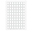 (2411-2608)埼玉福祉会 SAIFUKU ラベル A4規格 3段ラベル(1シート80枚付) ねずみ 30シート 図書用ラベル 図書館用シール インクジェット/レーザープリンター対応 整理用 図書整理 資料整理