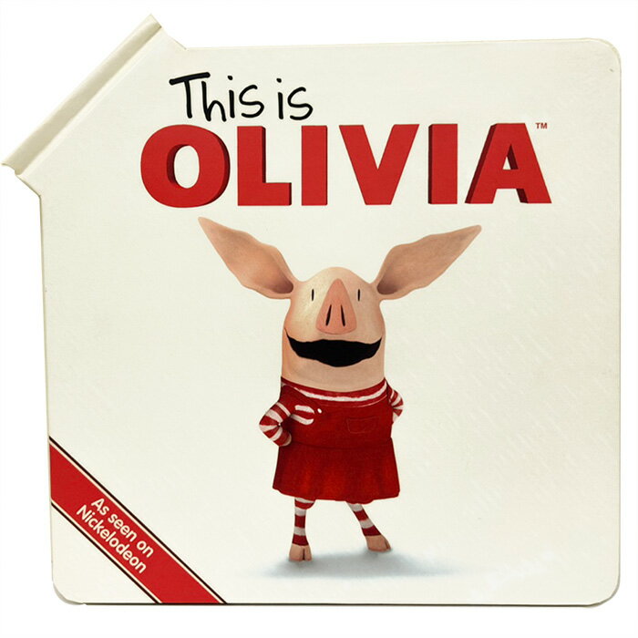 （9901-9006）★洋書・しかけ絵本★This is Olivia! (Olivia TV)★ポップアップ絵本