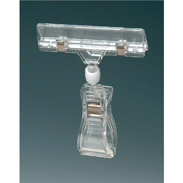 ＊（6002-0001）大型クリックス W80×H104mm メーカー品番BC-50-5 入数：1個 POP用 展示用 クリップ デ..