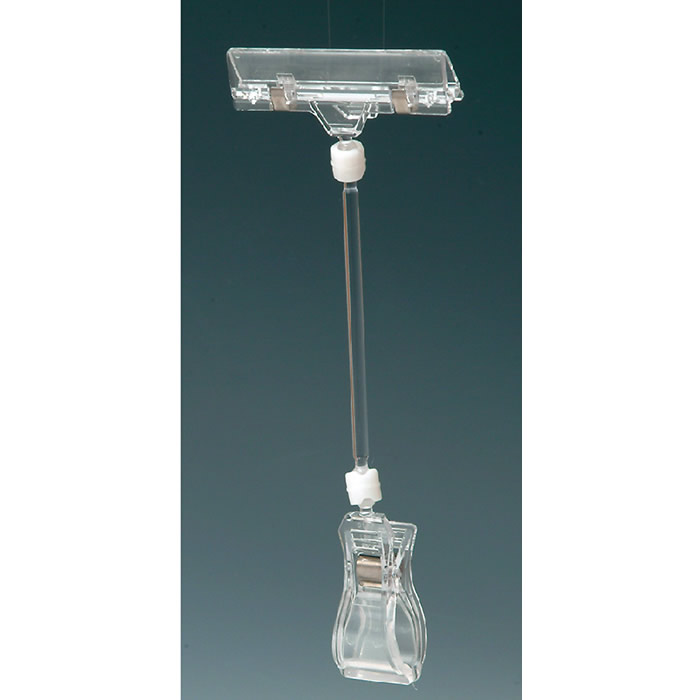 ＊（6002-0003）大型クリックス W80×H212mm メーカー品番BC-100L-5 入数：1個 POP用 展示用 クリップ ..