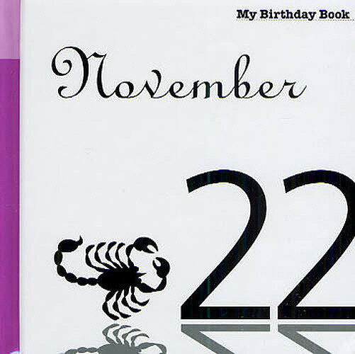 【送料無料】マイ・バースデー・ブック 11月22日