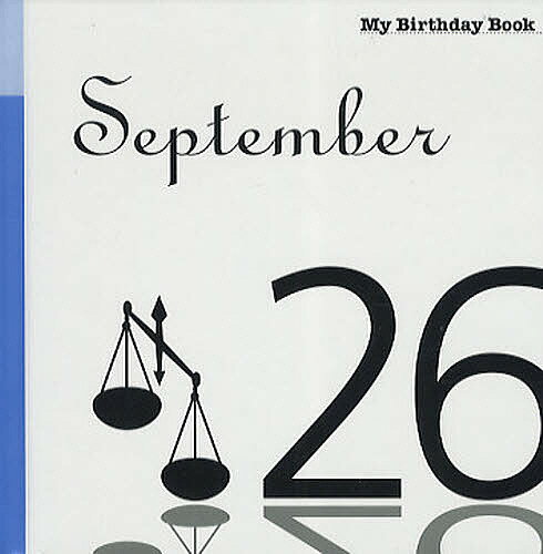 【送料無料】マイ・バースデー・ブック 9月26日