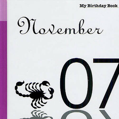 【送料無料】マイ・バースデー・ブック 11月7日