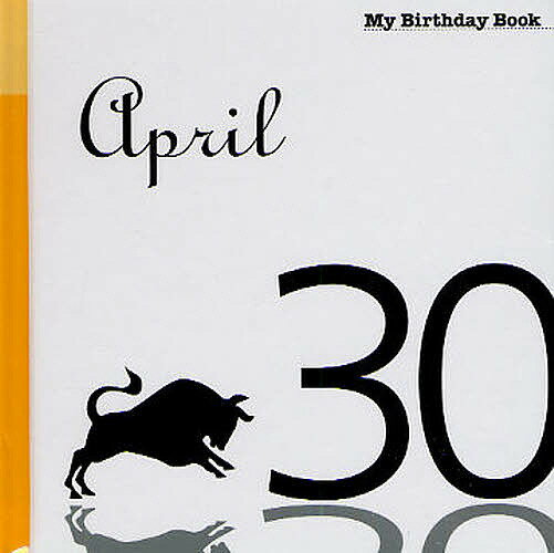 【送料無料】マイ・バースデー・ブック 4月30日