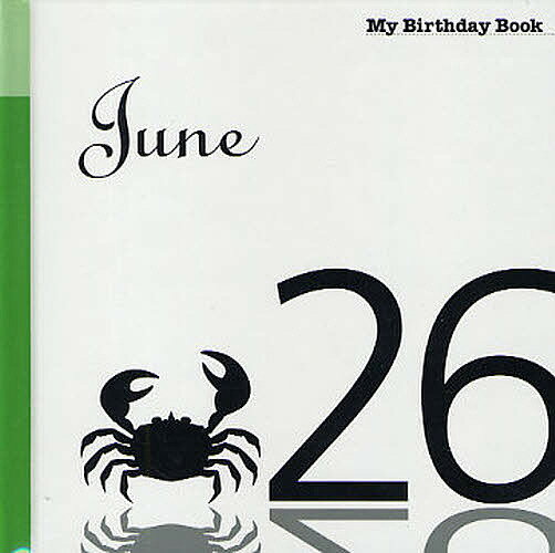 【送料無料】マイ・バースデー・ブック 6月26日
