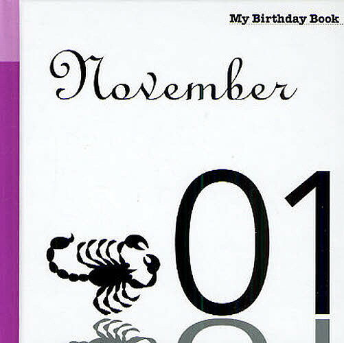 【送料無料】マイ・バースデー・ブック 11月1日