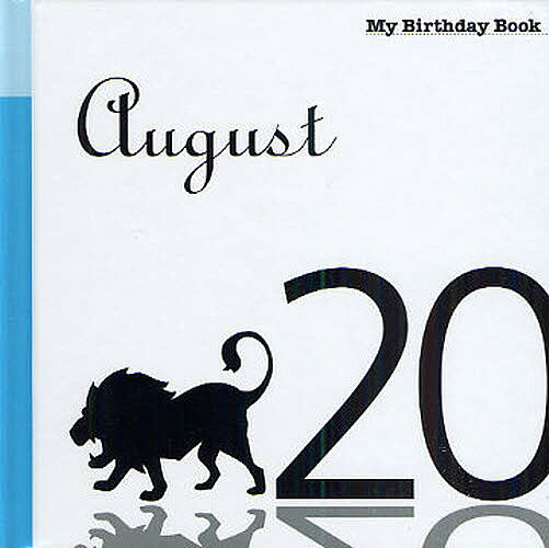 【送料無料】マイ・バースデー・ブック 8月20日