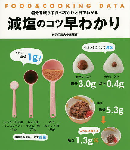 【送料無料】減塩のコツ早わかり 塩分を減らす食べ方がひと目でわかる／牧野直子／作成・指導松田康子..