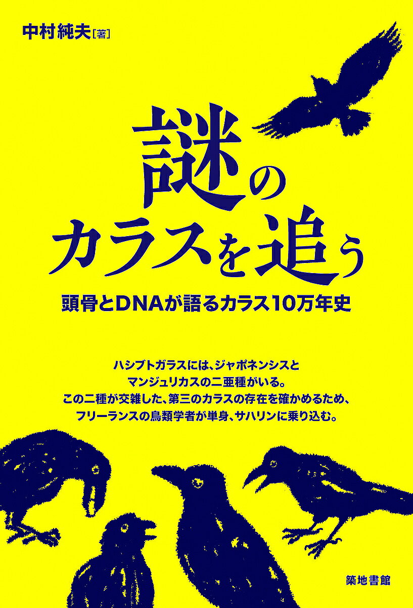 【送料無料】謎のカラスを追う 頭骨とDNAが語るカラス10万年史／中村純夫