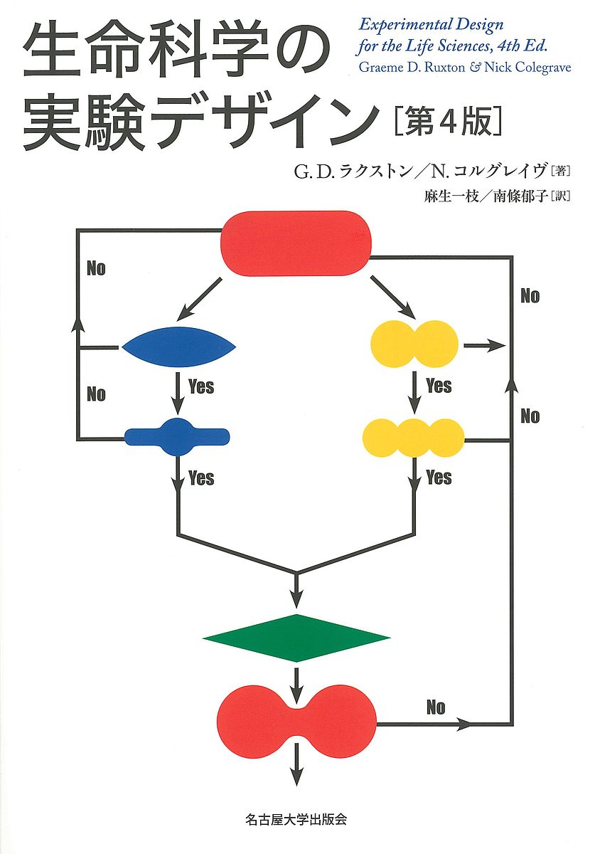 【送料無料】生命科学の実験デザイン／G．D．ラクストン／N．コルグレイヴ／麻生一枝