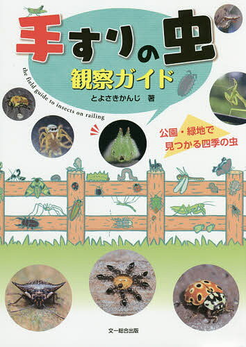 手すりの虫観察ガイド 公園・緑地で見つかる四季の虫／とよさきかんじ【1000円以上送料無料】