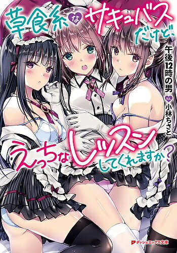 【送料無料】草食系なサキュバスだけど、えっちなレッスンしてくれますか?／午後12時の男