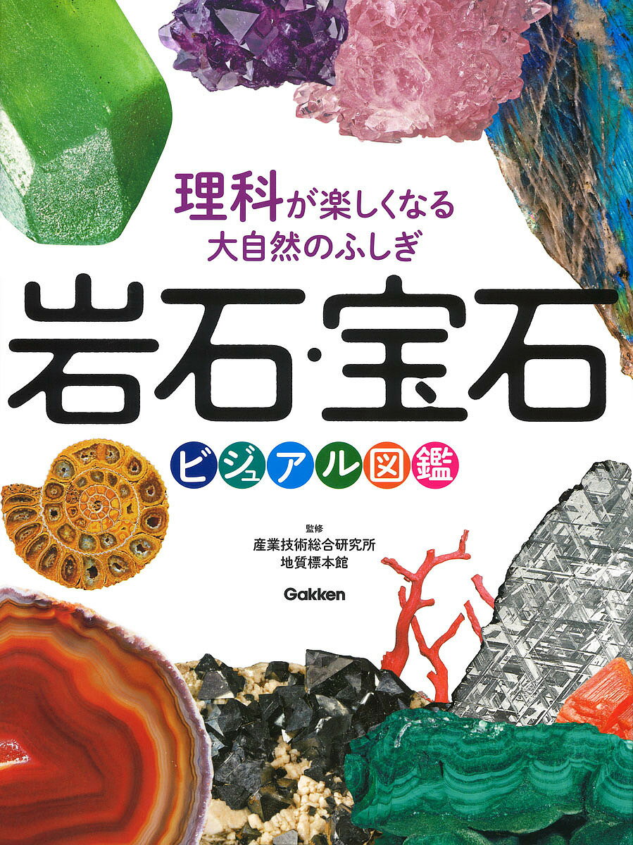 岩石・宝石ビジュアル図鑑 理科が楽しくなる大自然のふしぎ／市村均／・著内藤祐子／・著産業技術総合研究所地質標本館【1000円以上送料無料】