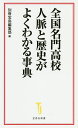 全国名門高校人脈と歴史がよくわかる事典／別冊宝島編集部【1000円以上送料無料】