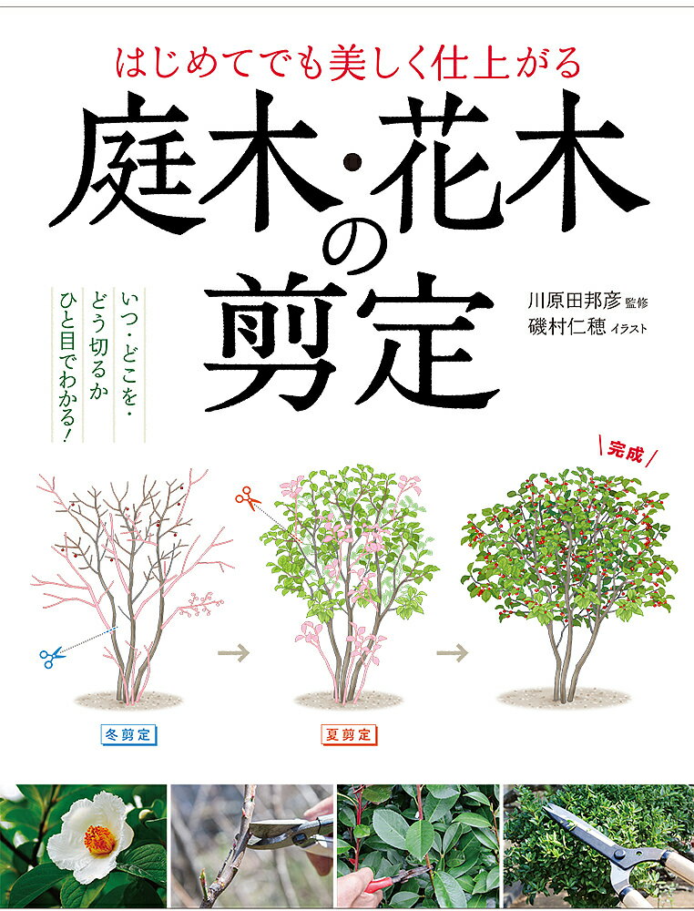 はじめてでも美しく仕上がる庭木・花木の剪定／川原田邦彦／磯村仁穂【1000円以上送料無料】