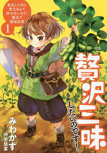 【送料無料】贅沢三昧したいのです! 転生したのに貧乏なんて許せないので、魔法で領地改革 1／みわかず