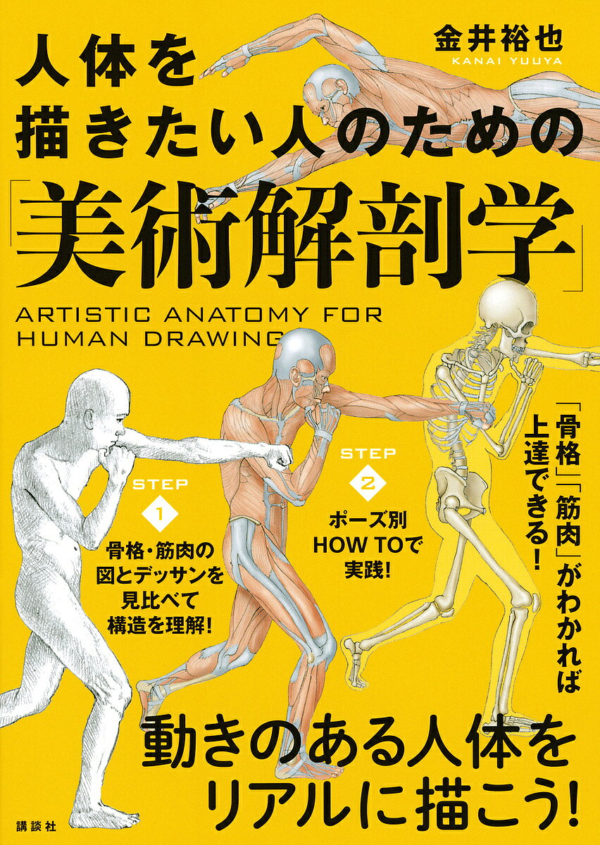 【送料無料】人体を描きたい人のための「美術解剖学」／金井裕也