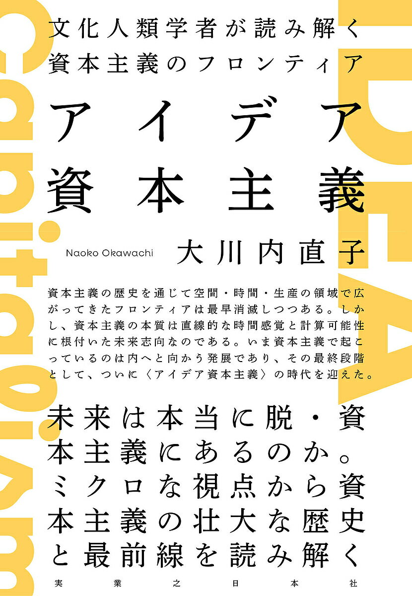 アイデア資本主義 文化人類学者が読み解く資本主義のフロンティア／大川内直子【1000円以上送料無料】