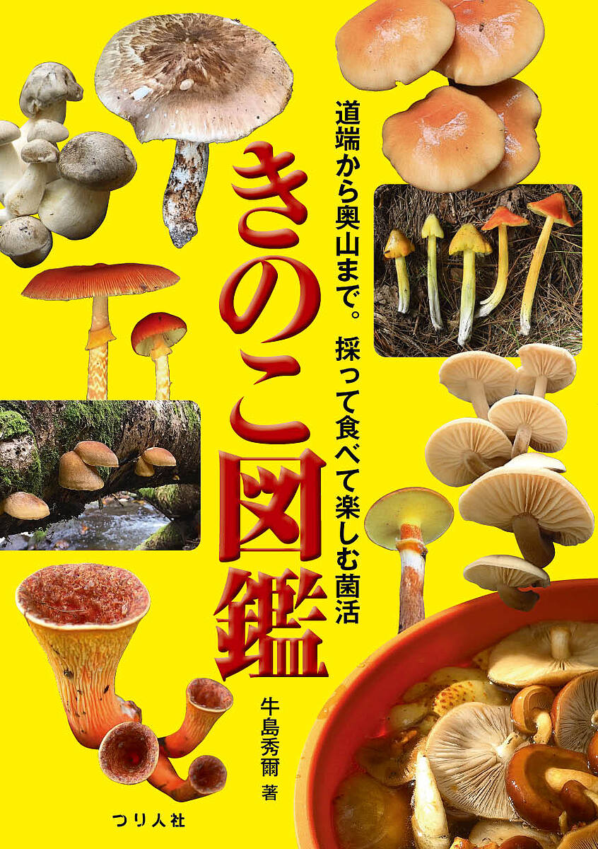 きのこ図鑑 道端から奥山まで。採って食べて楽しむ菌活／牛島秀爾【1000円以上送料無料】