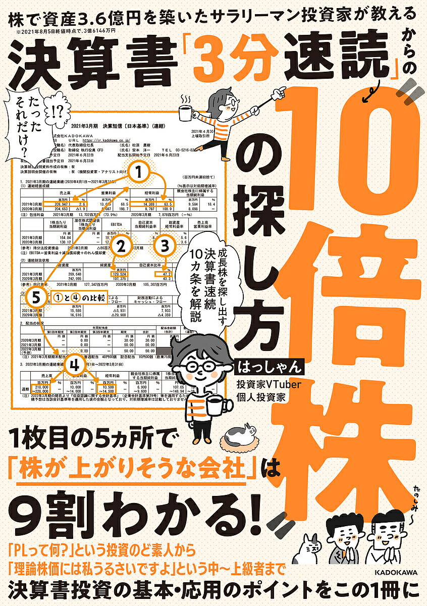 決算書「3分速読」からの“10倍株”