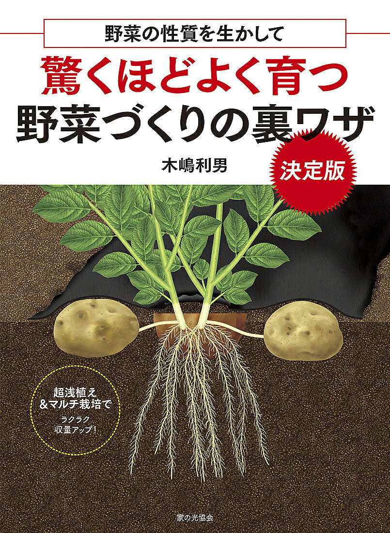 驚くほどよく育つ野菜づくりの裏ワザ 野菜の性質を生かして 決定版／木嶋利男【1000円以上送料無料】