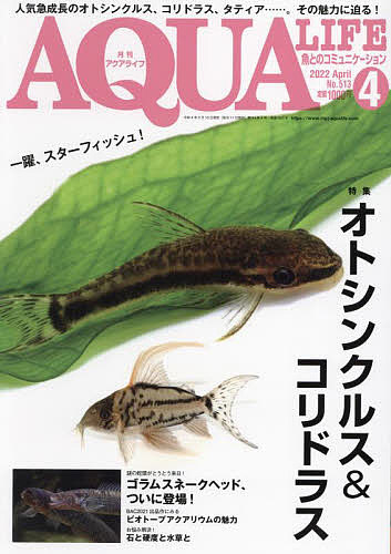 月刊アクアライフ　2022年4月号【雑誌】【1000円以上送料無料】