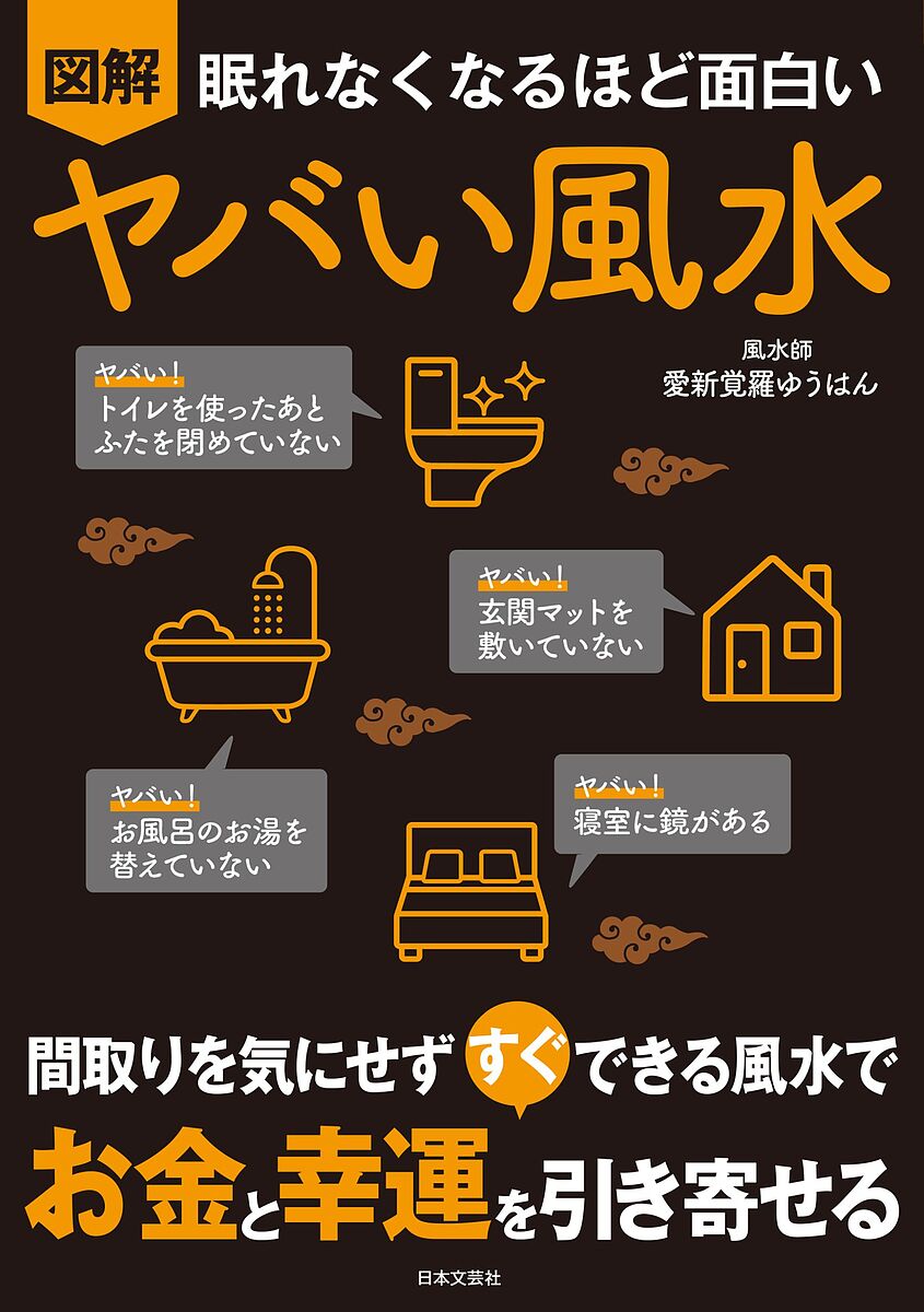 図解眠れなくなるほど面白いヤバい風水／愛新覚羅ゆうはん【1000円以上送料無料】