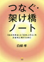 著者白柳孝(著)出版社サンライズパブリッシング発売日2021年10月ISBN9784782905432ページ数127Pキーワードつなぐかけはしのーとじぶんのあゆみと ツナグカケハシノートジブンノアユミト しらやなぎ たかし シラヤナギ タカシ9784782905432内容紹介「自分」 「家系」 「子孫」を見つめなおし、「後悔しない終活」を叶える新しいエンディングノート。※本データはこの商品が発売された時点の情報です。目次第1章 「自分の歩み」を振り返ろう（自分のことを振り返ろう/自分のことを子どもや孫に伝えよう ほか）/第2章 「家系」と「先祖」のお話（なぜ、家系図が必要なのか/ファミリーツリーをつくろう ほか）/第3章 「家の文化」のお話（「家の文化」を守るということ/「歳時記」とは ほか）/第4章 「介護施設に行く前の準備」のお話（「いつか介護施設に入る自分」を想像しよう/お金の管理状況を整理しておこう ほか）/第5章 「相続」のお話（相続とはなにかを考えよう/相続にかんする法律を知ろう ほか）